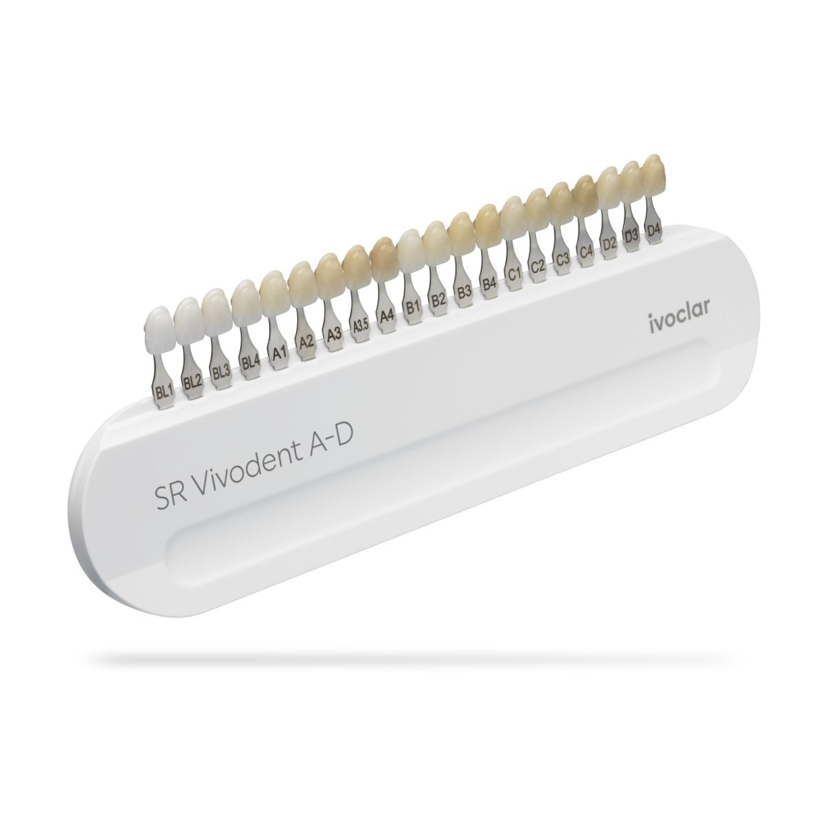 نمونه رنگ ایووکلار Ivoclar Shade Guide سری A–D و BL
