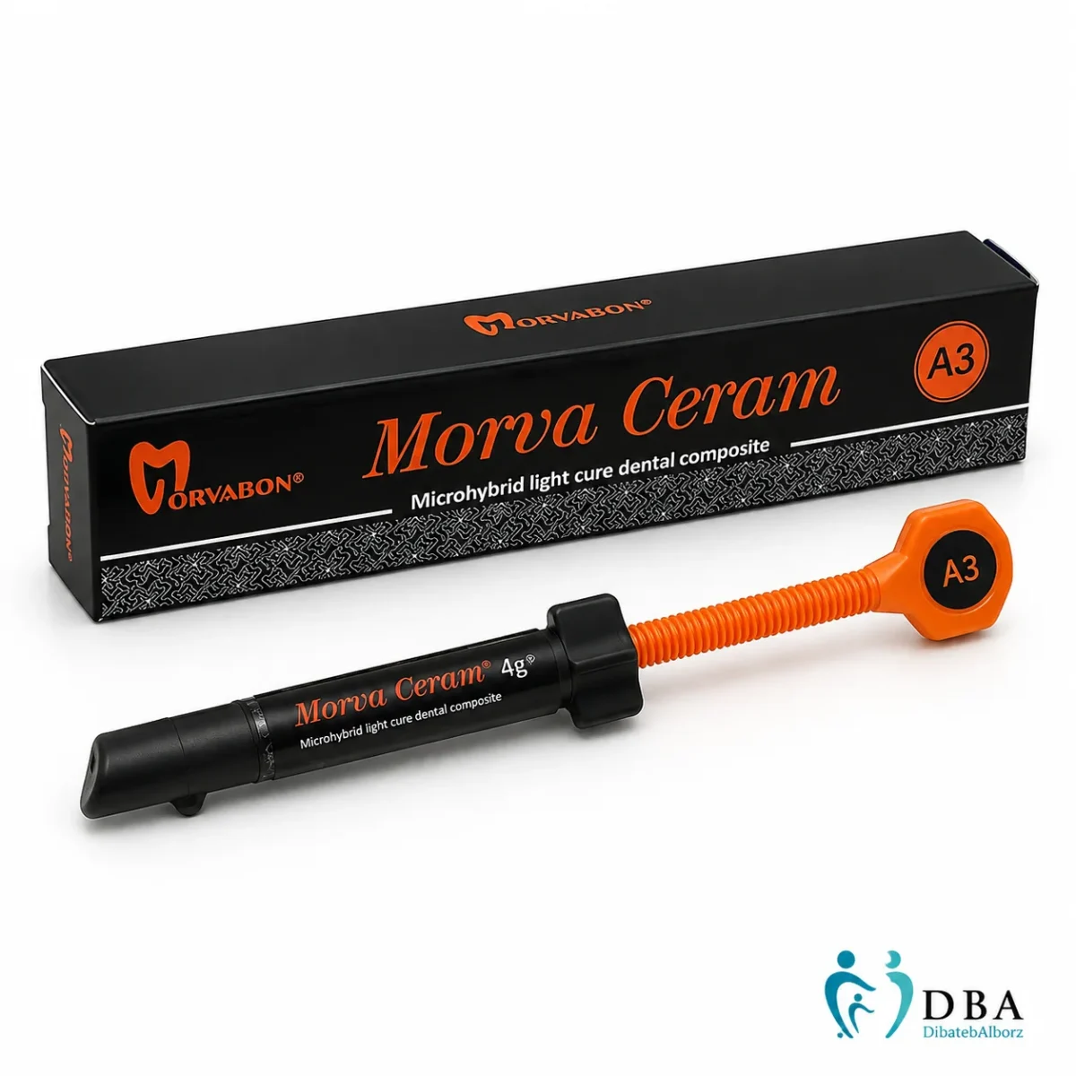 شیدهای A1 A2 A3 کامپوزیت مروابن Morva Ceram